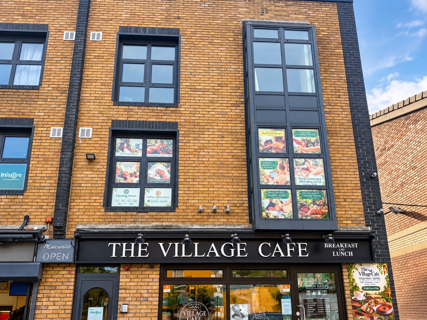 Building above The Village Cafe