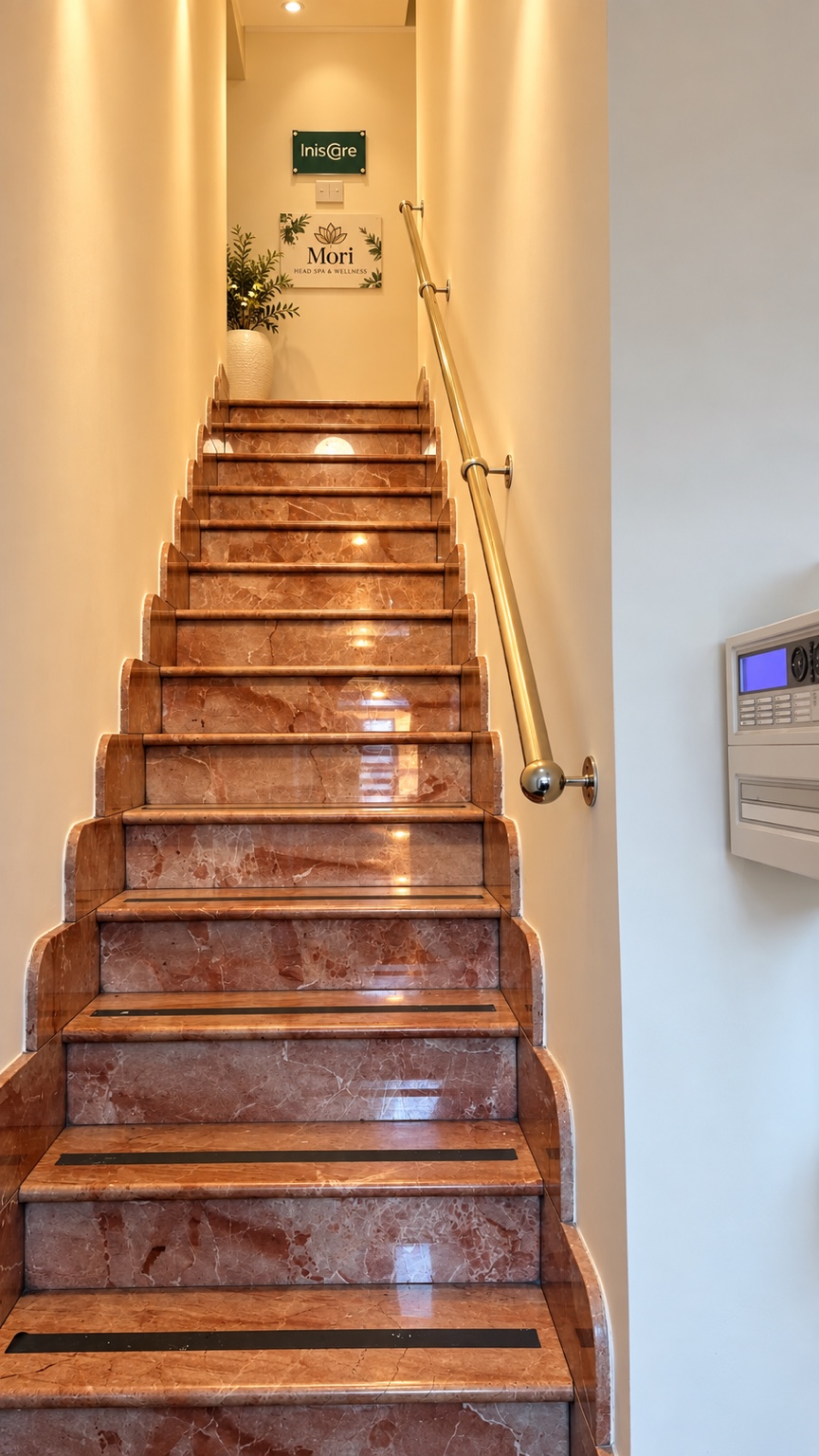 Stairway to the first floor