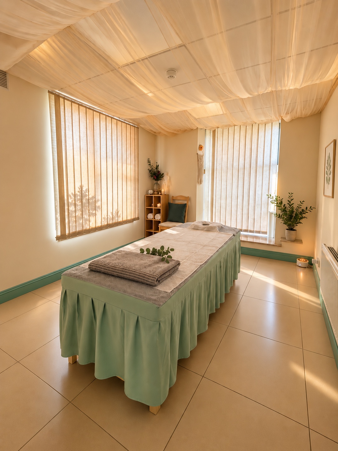 Mori massage and treatment room